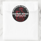 Sticker Rond Plaques de rechange Fredrock Drunkard (feuille de (Sac)