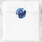 Sticker Rond Plaques du livre de nom (Sac)