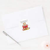 Sticker Rond Plaques du livre de nom (Enveloppe)
