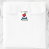 Sticker Rond Plaques du livre de nom (Sac)