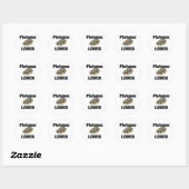 Sticker Rond Platypus Lover (Feuille)