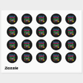 Sticker Rond Please Be Patient With Me I Have Autism (Feuille)
