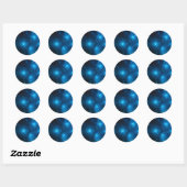 Sticker Rond Pleiades Open Star Cluster (Feuille)