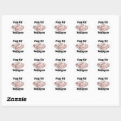 Sticker Rond plein de mortadelle (Feuille)