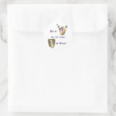 Sticker Rond Pleine armure de Dieu (Sac)