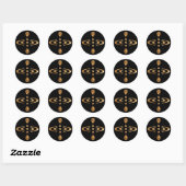 Sticker Rond Pleine conscience (Feuille)