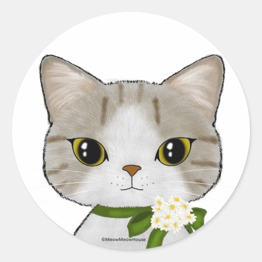 Sticker Rond Pleine lune (Devant)
