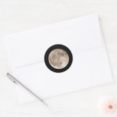 Sticker Rond Pleine lune (Enveloppe)