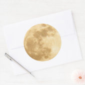 Sticker Rond Pleine lune (Enveloppe)