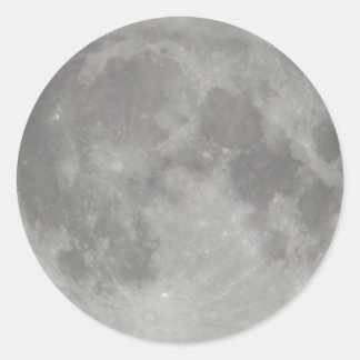 Sticker Rond Pleine lune