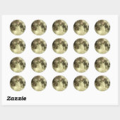 Sticker Rond Pleine lune (Feuille)