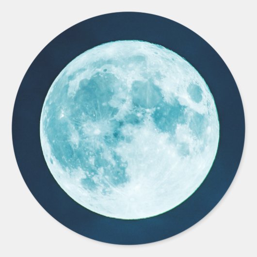 Sticker Rond Pleine lune (Devant)