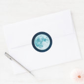 Sticker Rond Pleine lune (Enveloppe)