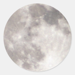 Sticker Rond Pleine lune