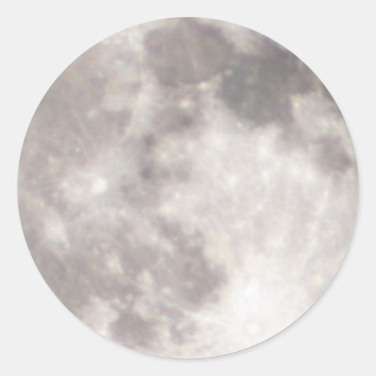 Sticker Rond Pleine lune (Devant)