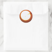 Sticker Rond Pleine lune envoûtante (Sac)