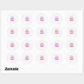 Sticker Rond Plier, créer, inspirer (Feuille)