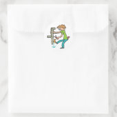 Sticker Rond Plomberie (Sac)
