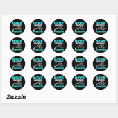 Sticker Rond PLONGÉE BUDDIES FOREVER scuba plongée (Feuille)