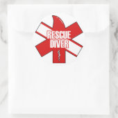 Sticker Rond Plongée de secours (Sac)