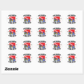 Sticker Rond Plongée Master SCUBA Diver (Feuille)