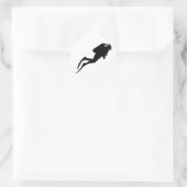 Sticker Rond plongée sous-marine (Sac)