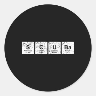 Sticker Rond Plongée Sous-Marine Plongée Plongée