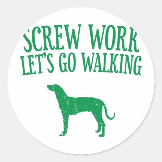 Sticker Rond Plott Hound (Devant)