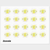 Sticker Rond plubowsheart (Feuille)