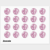 Sticker Rond Pluie de couleurs 6 (Feuille)