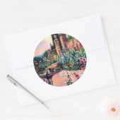 Sticker Rond Pluie vintage (Enveloppe)