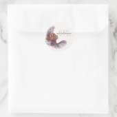 Sticker Rond Plum de courge de Mele, Plum de Sucre (Sac)