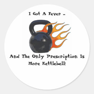 Sticker Rond Plus d'autocollant de Kettlebell