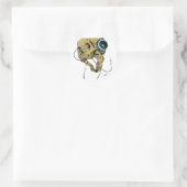 Sticker Rond Plus fort (Sac)