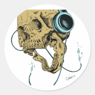 Sticker Rond Plus fort