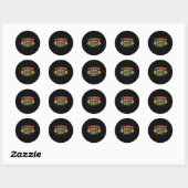 Sticker Rond Plus fort Chaque Rep Poids Poids Bodybuilding Body (Feuille)