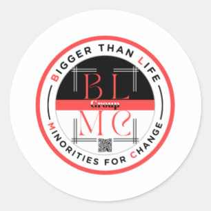 Sticker Rond Plus grande que la vie