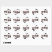 Sticker Rond Plus grandes pistes (Feuille)
