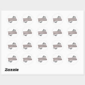 Sticker Rond Plus grandes pistes (Feuille)