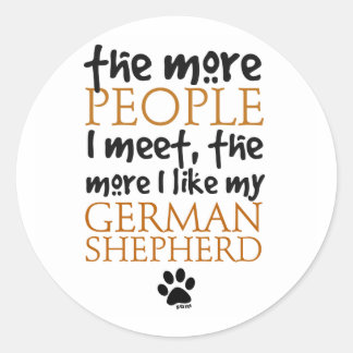 Sticker Rond Plus Je Rencontre De Personnes...