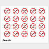 Sticker Rond Plus M. Nice Guy (Feuille)