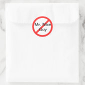 Sticker Rond Plus M. Nice Guy (Sac)