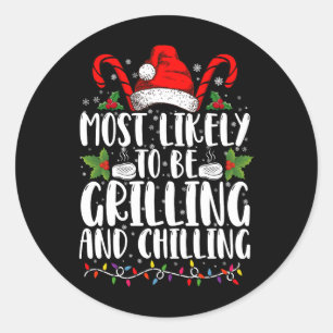 Sticker Rond Plus susceptible de faire des grillades et de se d