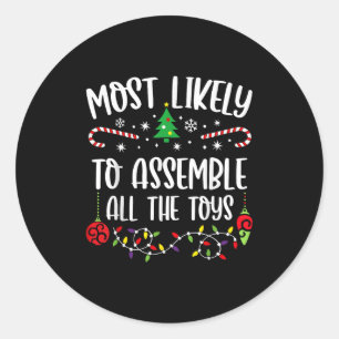 Sticker Rond Plus Susceptible de Faire Tomber Tous les Jouets D