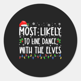 Sticker Rond Plus susceptible de faire une danse en ligne avec