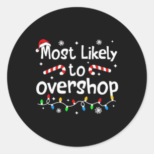 Sticker Rond Plus susceptible de trop magasiner pour les achats
