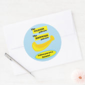 Sticker Rond Plus vous êtes vieux, mieux vous êtes (Enveloppe)