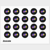 Sticker Rond Plus Vous Savez Que Plus Vous Souffrez (Feuille)