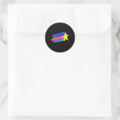 Sticker Rond Plus Vous Savez Que Plus Vous Souffrez (Sac)