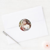 Sticker Rond Plutôt comme un Rose (Enveloppe)